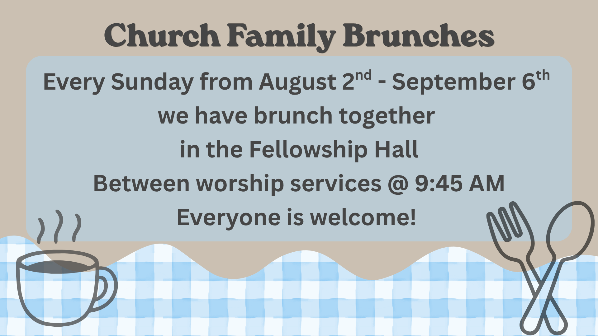 Church Family Brunch