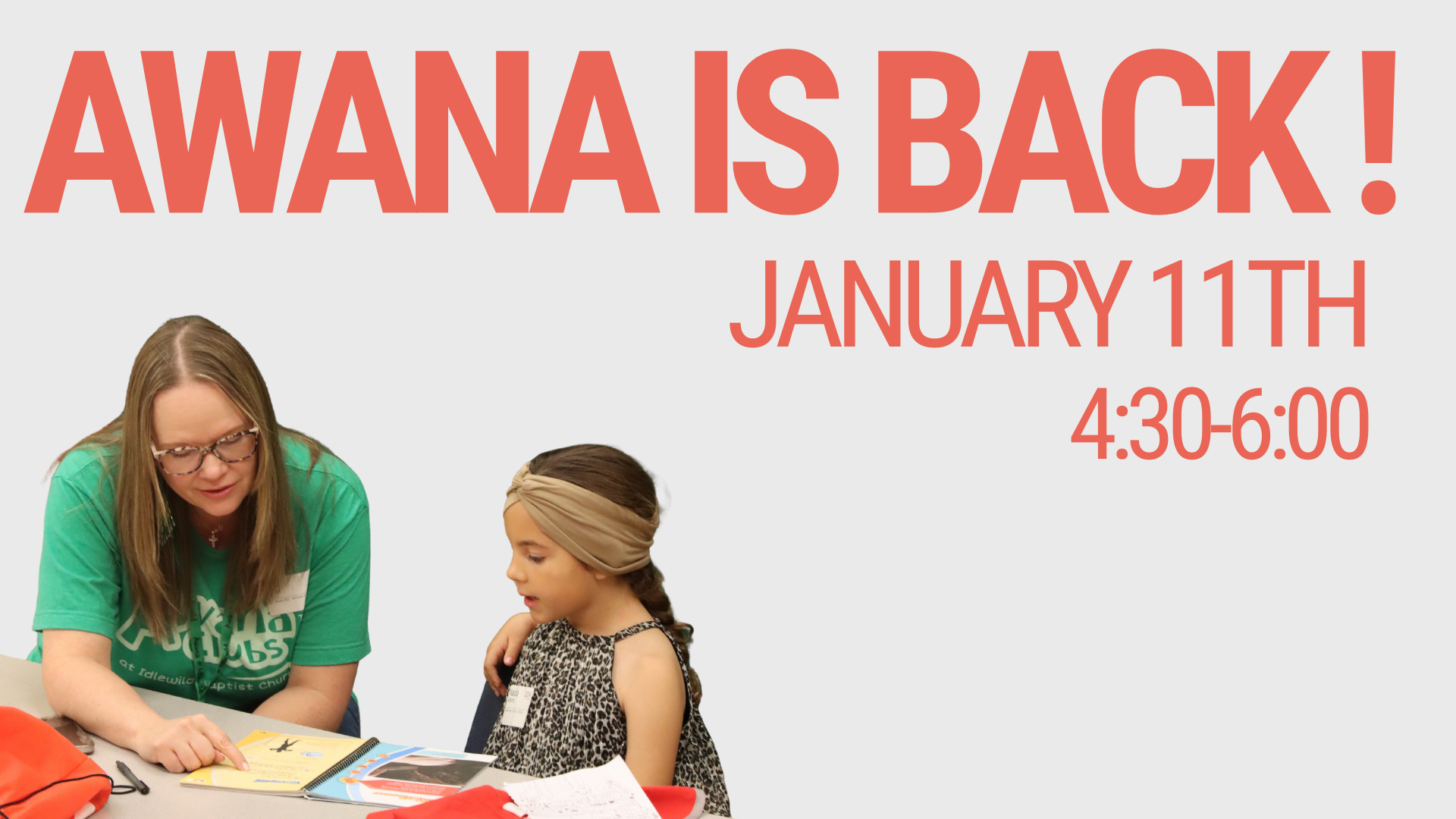 Awana Spring Registration 2026